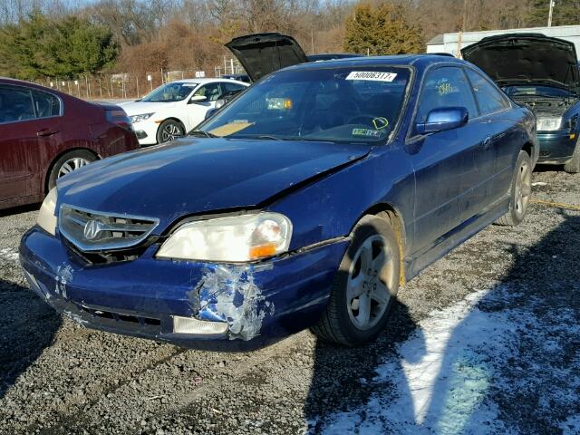 19UYA42682A005826 - 2002 ACURA 3.2CL TYPE BLUE photo 2