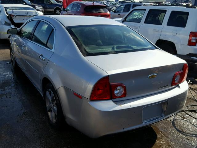 1G1ZC5EU5CF120636 - 2012 CHEVROLET MALIBU 1LT SILVER photo 3