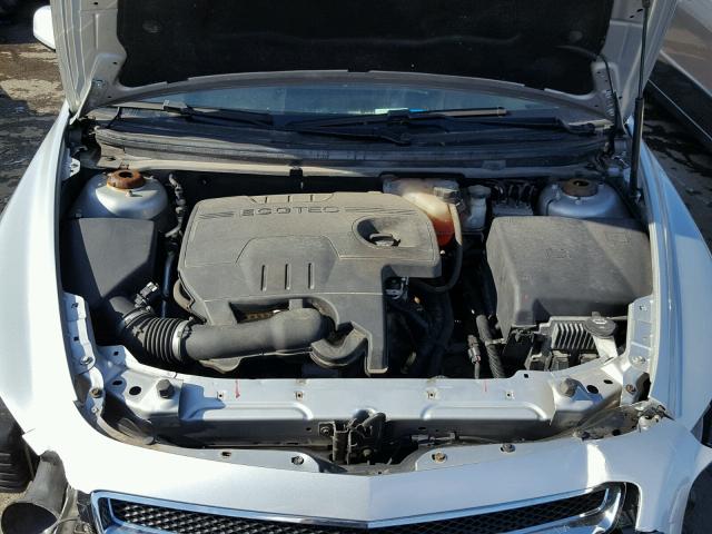 1G1ZC5EU5CF120636 - 2012 CHEVROLET MALIBU 1LT SILVER photo 7