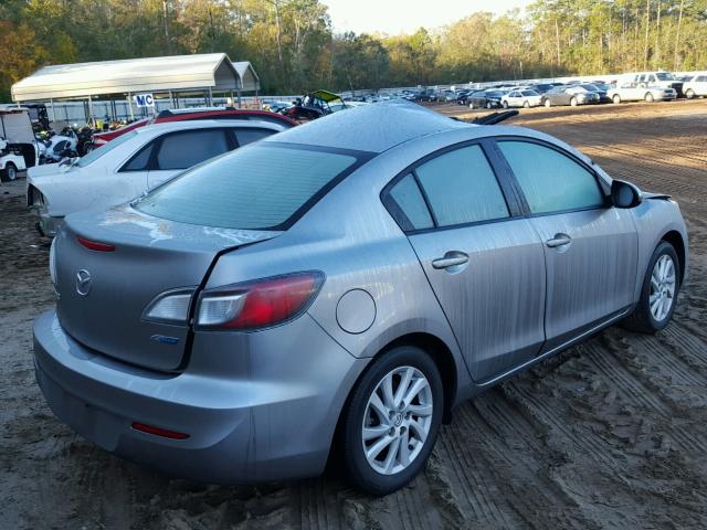 JM1BL1V82C1647339 - 2012 MAZDA 3 I GRAY photo 4