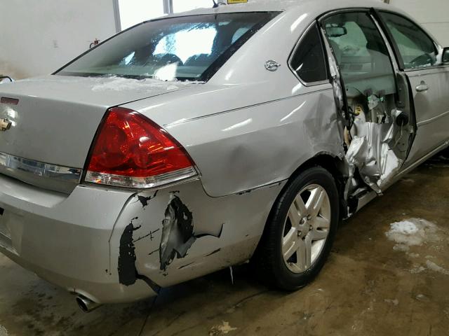 2G1WU581869272666 - 2006 CHEVROLET IMPALA LTZ SILVER photo 10