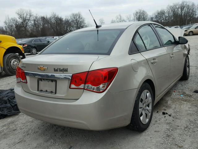 1G1PA5SHXD7320170 - 2013 CHEVROLET CRUZE LS BEIGE photo 4