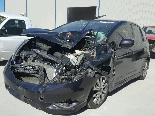 JHMGE8H54DC045119 - 2013 HONDA FIT SPORT BLACK photo 2