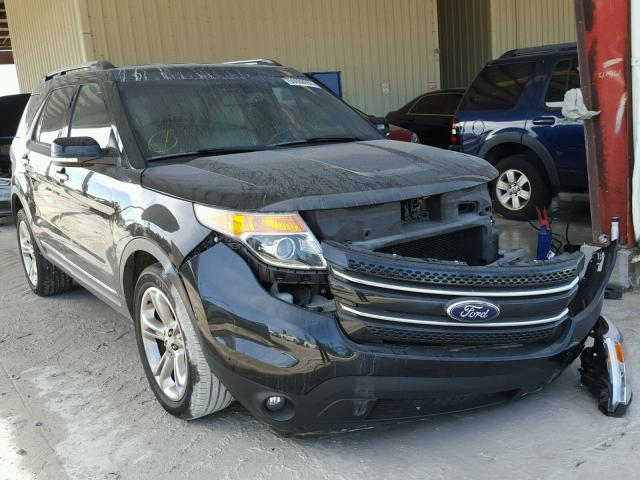 1FM5K7F87EGC59245 - 2014 FORD EXPLORER L BLACK photo 1