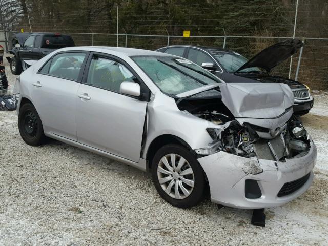 2T1BU4EE7CC757318 - 2012 TOYOTA COROLLA BA SILVER photo 1