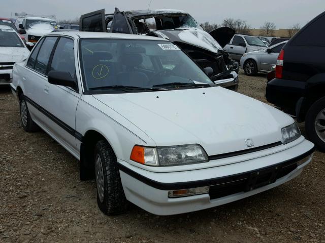 1HGED3654LL020710 - 1990 HONDA CIVIC LX WHITE photo 1