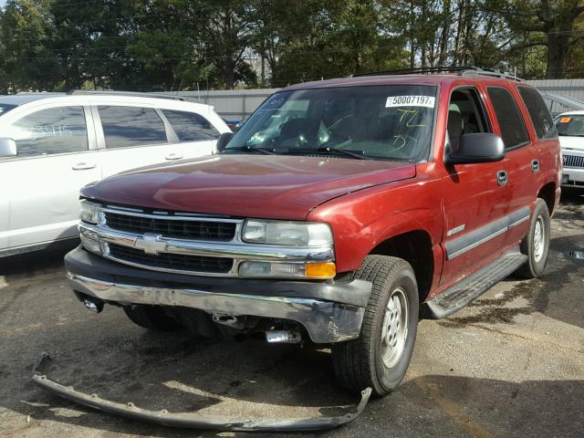 1GNEC13ZX3R263472 - 2003 CHEVROLET TAHOE C150 RED photo 2