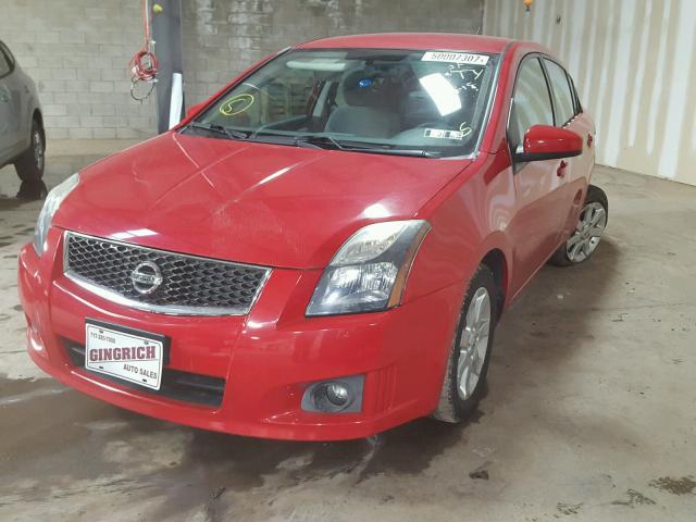 3N1AB6AP3CL706273 - 2012 NISSAN SENTRA 2.0 RED photo 2