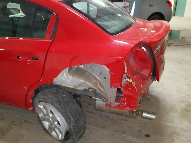 3N1AB6AP3CL706273 - 2012 NISSAN SENTRA 2.0 RED photo 9