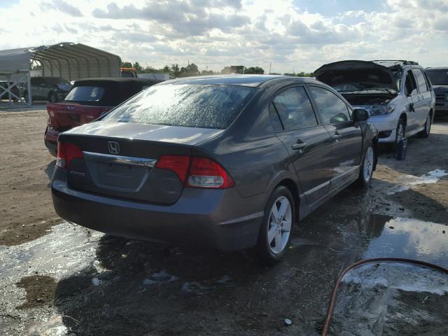 2HGFA1F59AH582470 - 2010 HONDA CIVIC LX GRAY photo 4