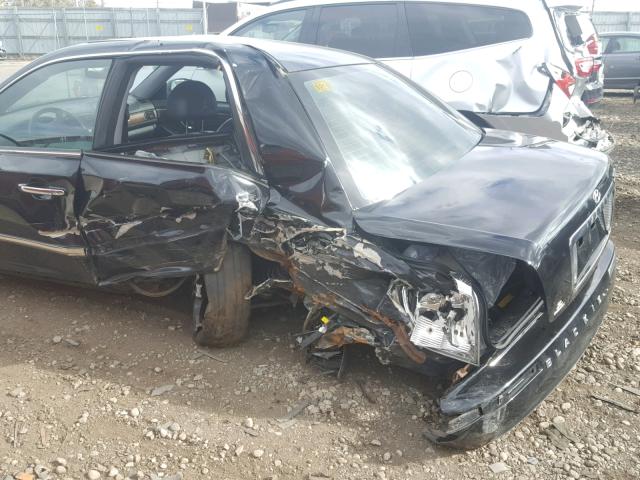 KMHFU45E84A331298 - 2004 HYUNDAI XG 350 BLACK photo 10