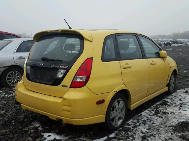 JS2RD41HX35200324 - 2003 SUZUKI AERIO SX YELLOW photo 4