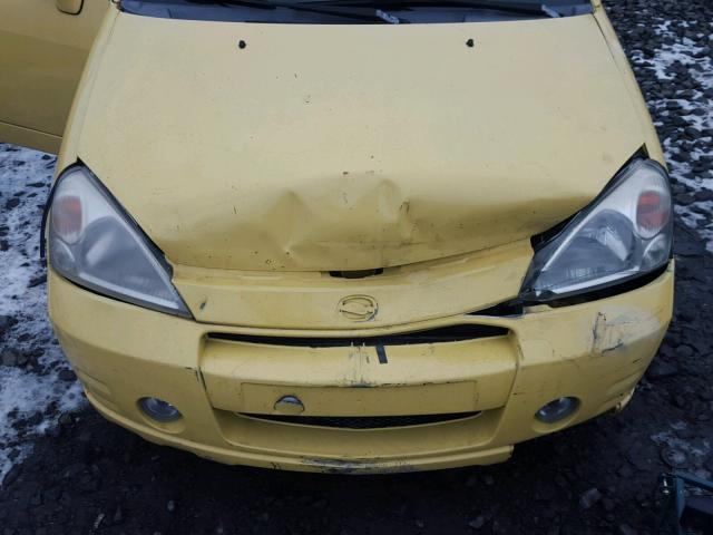 JS2RD41HX35200324 - 2003 SUZUKI AERIO SX YELLOW photo 7