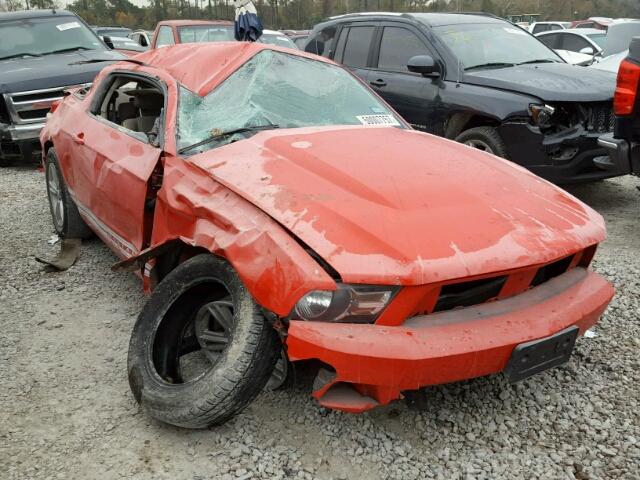 1ZVBP8AM1B5148018 - 2011 FORD MUSTANG RED photo 1