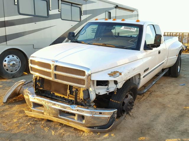 1B7MC33751J540314 - 2001 DODGE RAM 3500 WHITE photo 2