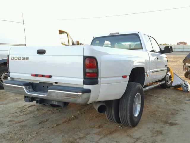 1B7MC33751J540314 - 2001 DODGE RAM 3500 WHITE photo 4