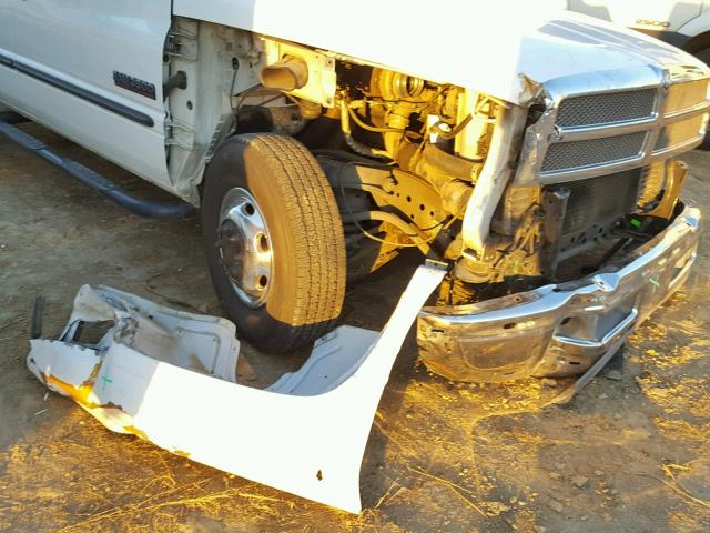 1B7MC33751J540314 - 2001 DODGE RAM 3500 WHITE photo 9