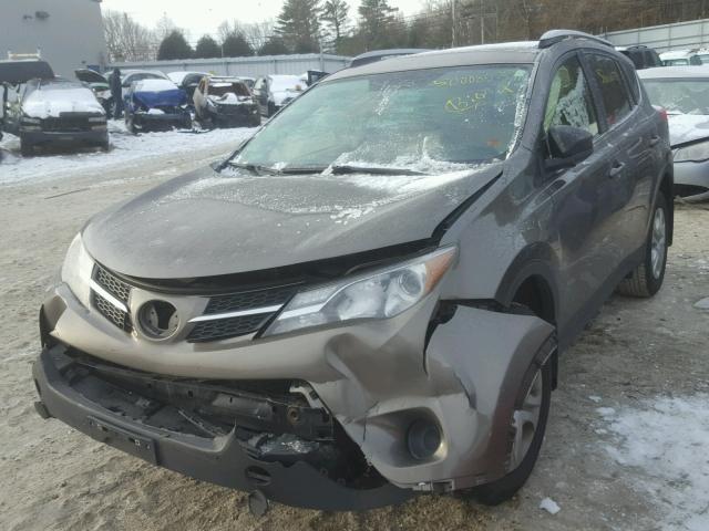 JTMBFREV6D5016650 - 2013 TOYOTA RAV4 LE Qəhvəyi foto 2