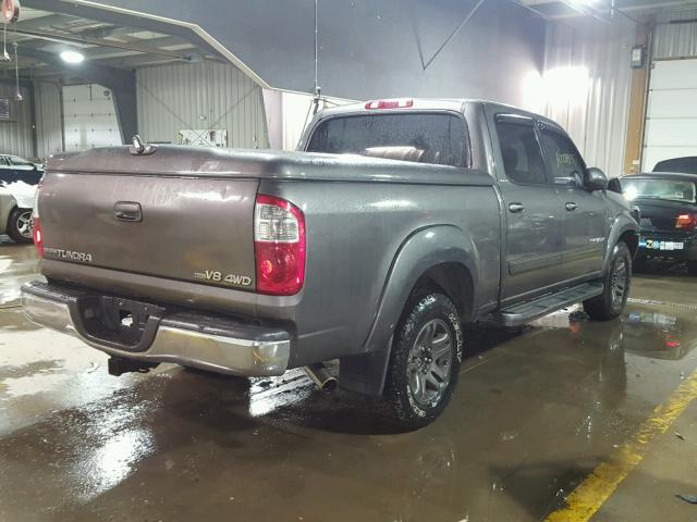 5TBDT48126S545533 - 2006 TOYOTA TUNDRA DOU GRAY photo 4