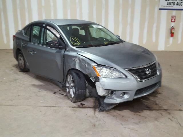 3N1AB7AP6DL662258 - 2013 NISSAN SENTRA S GRAY photo 1