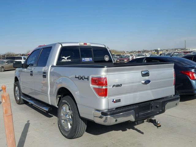 1FTFW1ETXEKF45734 - 2014 FORD F150 SUPER SILVER photo 3