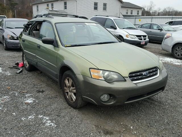 4S4BP61C457330444 - 2005 SUBARU LEGACY OUT GREEN photo 1