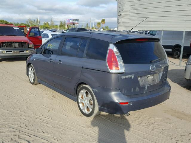 JM1CR29L180306082 - 2008 MAZDA 5 GRAY photo 3