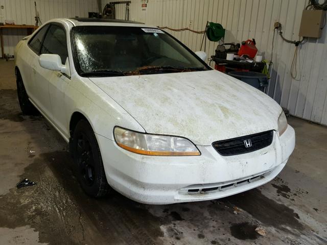 1HGCG2250YA038039 - 2000 HONDA ACCORD EX WHITE photo 1