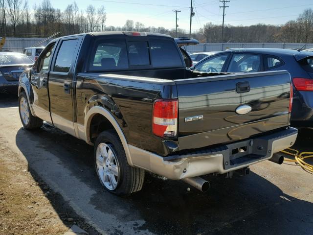 1FTPW12V87FA11217 - 2007 FORD F150 SUPER BLACK photo 3