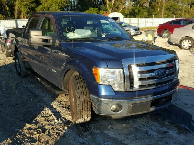 1FTFW1CT8BFB73186 - 2011 FORD F150 SUPER BLUE photo 1