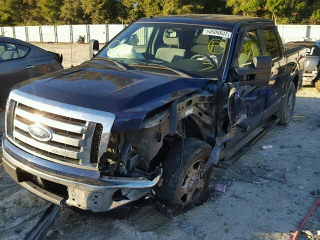 1FTFW1CT8BFB73186 - 2011 FORD F150 SUPER BLUE photo 2