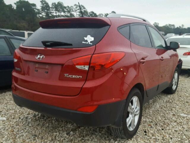 KM8JU3AC1DU735762 - 2013 HYUNDAI TUCSON GLS RED photo 4