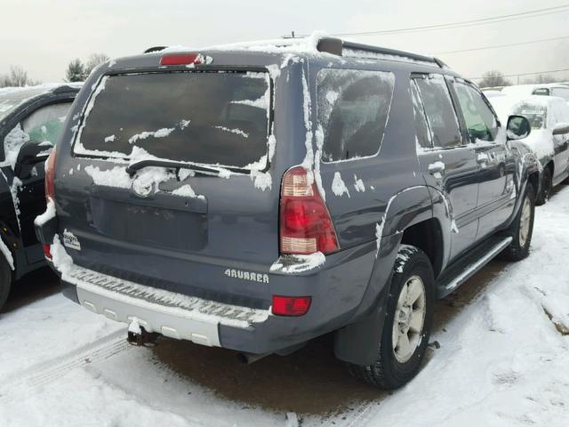 JTEBU14R040042049 - 2004 TOYOTA 4RUNNER SR GRAY photo 4