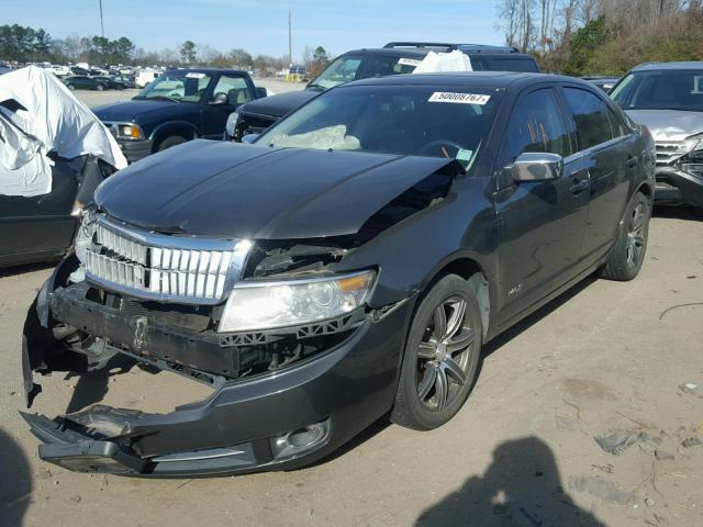 3LNHM28T87R633384 - 2007 LINCOLN MKZ BLACK photo 2