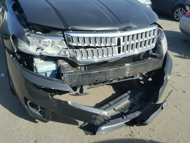 3LNHM28T87R633384 - 2007 LINCOLN MKZ BLACK photo 9