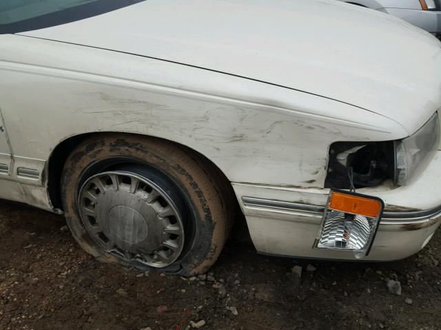 1G6KD54Y9XU807536 - 1999 CADILLAC DEVILLE WHITE photo 9