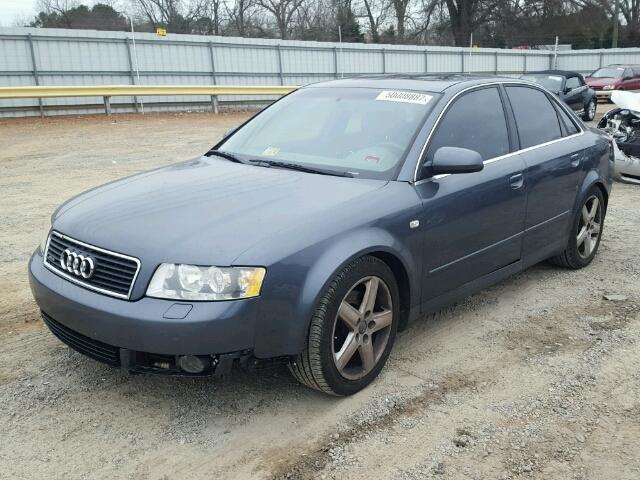 WAULT68E52A311893 - 2002 AUDI A4 3.0 QUA GRAY photo 2