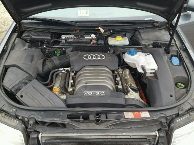 WAULT68E52A311893 - 2002 AUDI A4 3.0 QUA GRAY photo 7