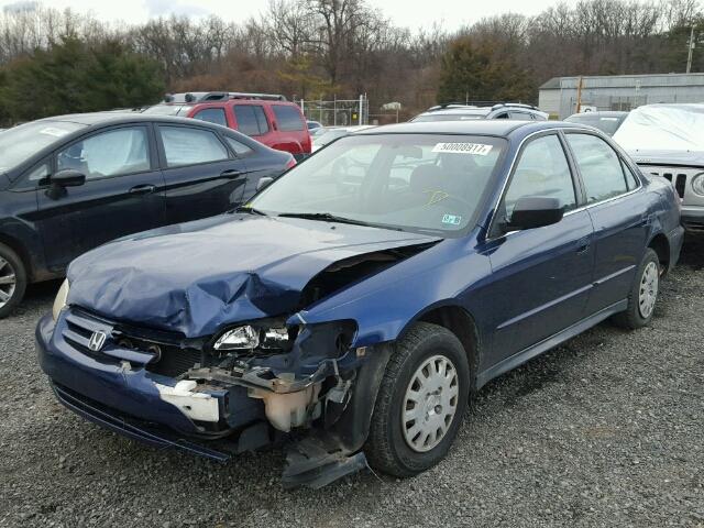 1HGCF86672A077369 - 2002 HONDA ACCORD VAL BLUE photo 2