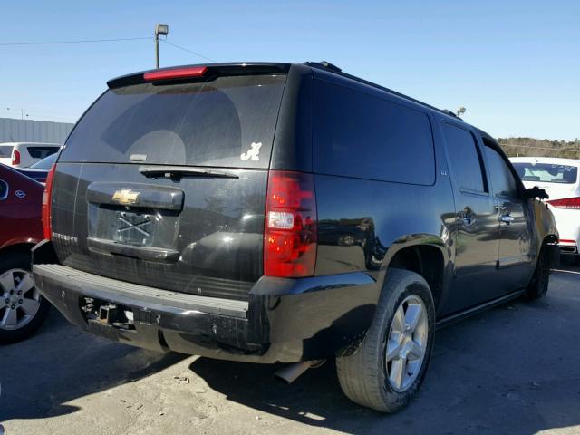 3GNFK16Y38G130697 - 2008 CHEVROLET SUBURBAN K BLACK photo 4