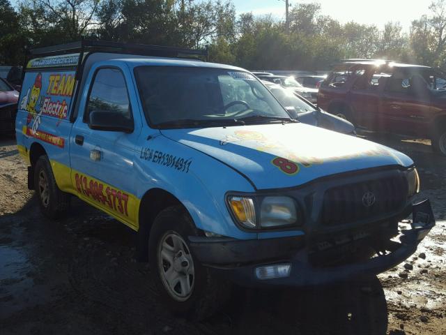 5TENL42N93Z274993 - 2003 TOYOTA TACOMA BLUE photo 1