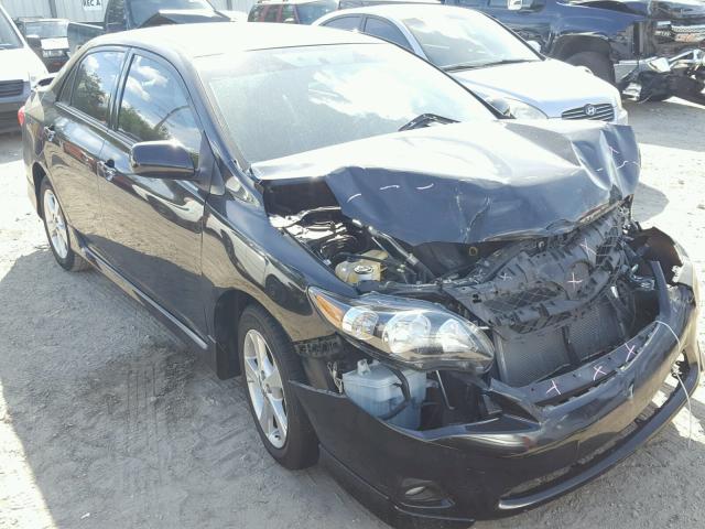 2T1BU4EE3BC715632 - 2011 TOYOTA COROLLA BA BLACK photo 1