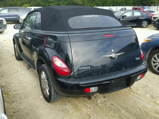 3C3JY45X97T580456 - 2007 CHRYSLER PT CRUISER BLACK photo 3