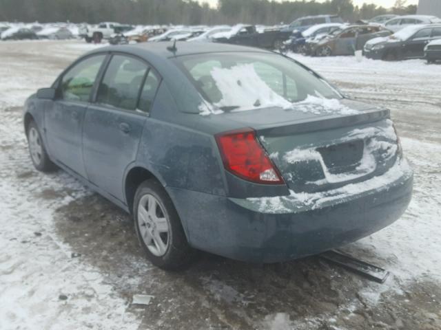 1G8AZ58F87Z201581 - 2007 SATURN ION LEVEL GREEN photo 3