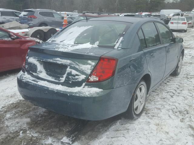 1G8AZ58F87Z201581 - 2007 SATURN ION LEVEL GREEN photo 4