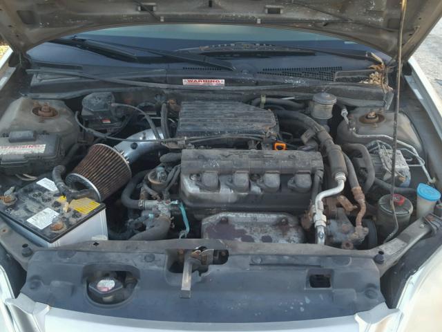 2HGES26743H518761 - 2003 HONDA CIVIC EX GRAY photo 7