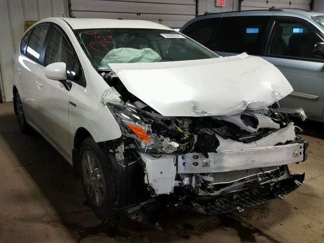 JTDZN3EU4HJ069351 - 2017 TOYOTA PRIUS V WHITE photo 1