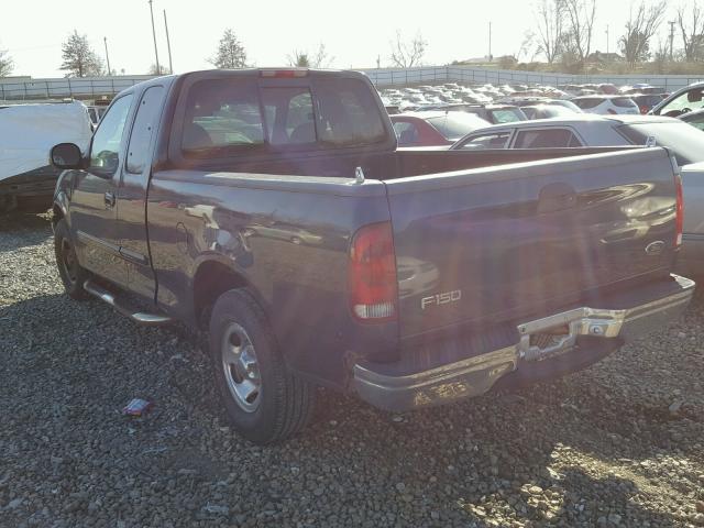 1FTZX1721YKA17776 - 2000 FORD F150 BLUE photo 3