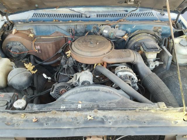 1GCCS14Z8N8123852 - 1992 CHEVROLET S TRUCK S1 BLUE photo 7