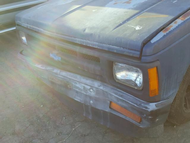 1GCCS14Z8N8123852 - 1992 CHEVROLET S TRUCK S1 BLUE photo 9